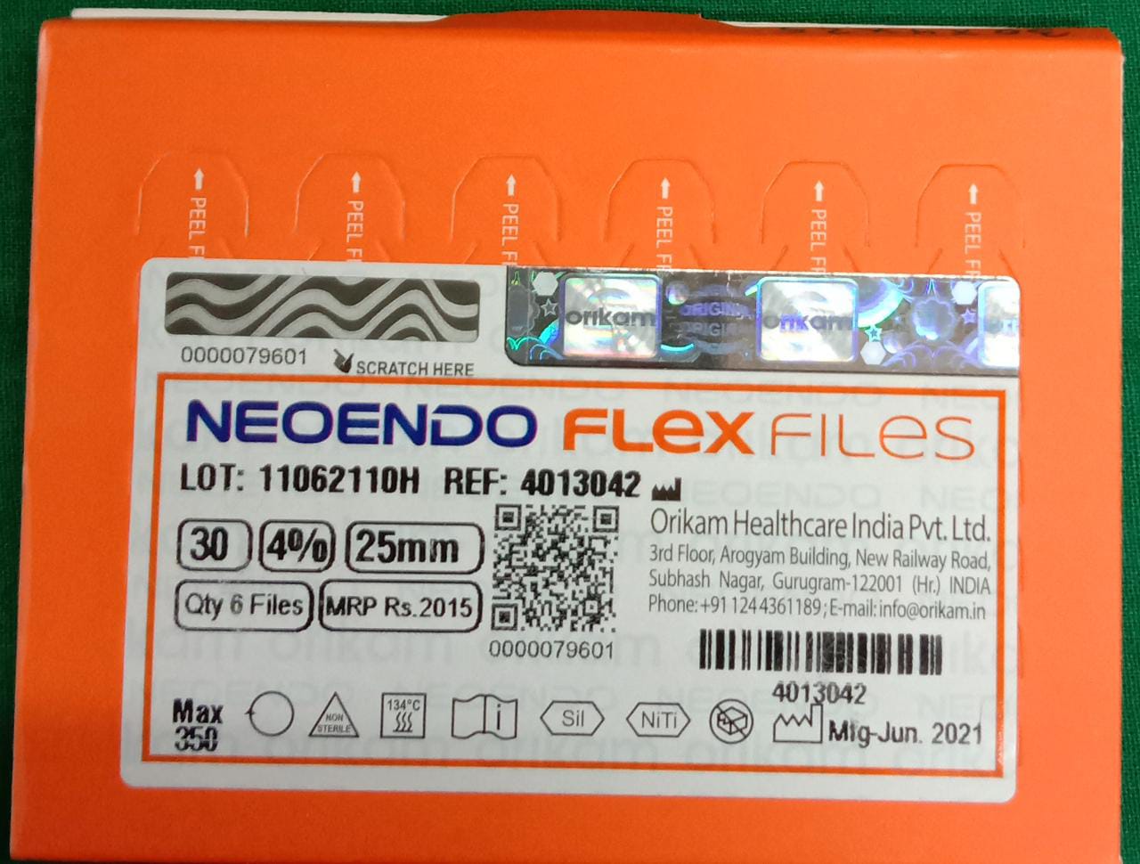 Neoendo Flex Files 30-4-25mm